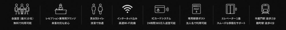 PREMIUM OFFICE 麹町の共用設備